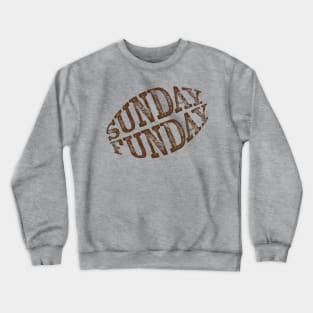 Sunday Funday Football Fan Crewneck Sweatshirt